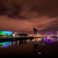 Glasgow Waterfront at Night