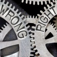 Rights versus wrong cogs going in opposite directions
