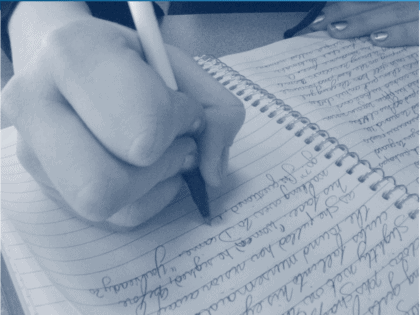 Reflective expressive writing