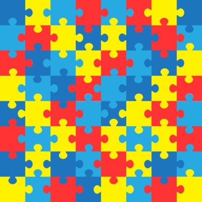 Colourful autism awareness image