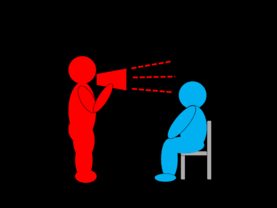 Lecture to one person