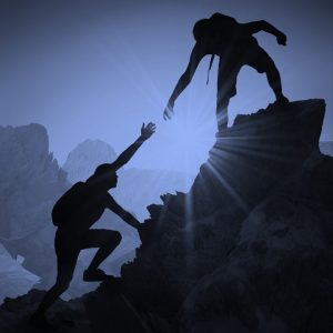 Giving a helping hand up