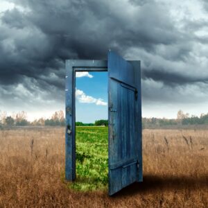 A doorway to a new place