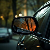 Car rear view mirror