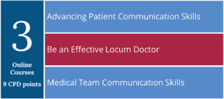 List of courses in The Locum Communicator Online Course Pack