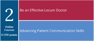 List of courses in The Locum & Patients Online Course Pack